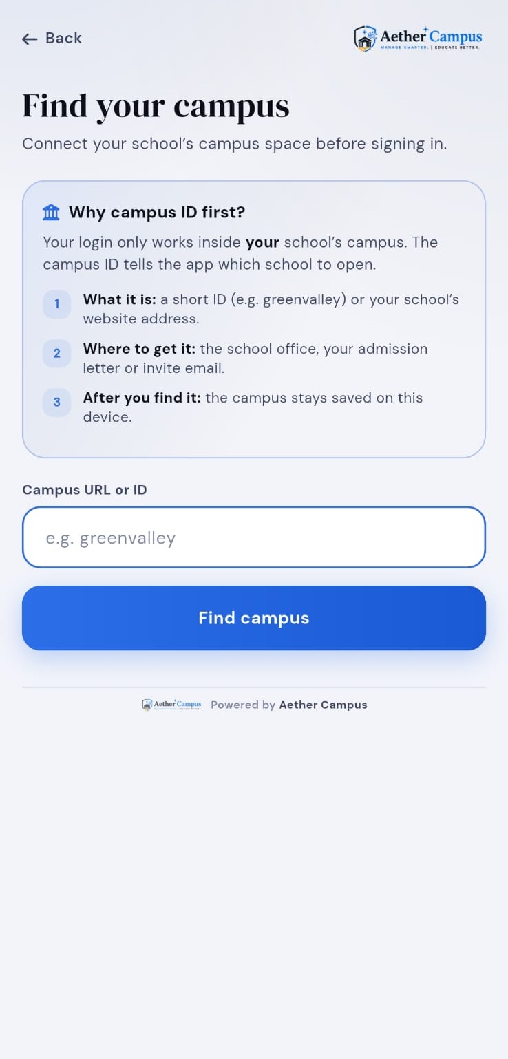 Find your campus